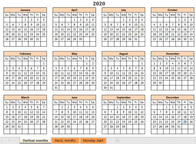 A better Excel Calendar Creator for Office Watch readers