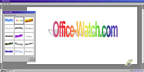 Bring back the 90's with online WordArt