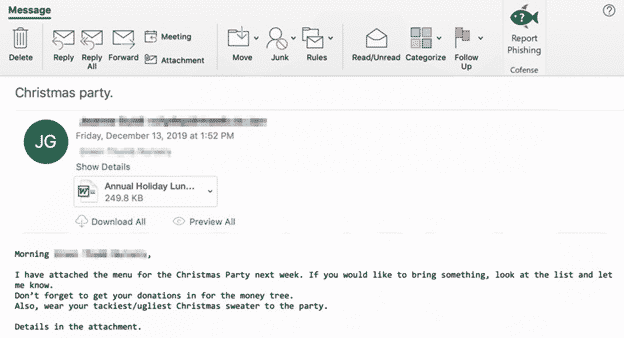 Festive malware arrives via Word documents