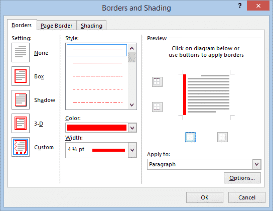 how to make vertical resume in word