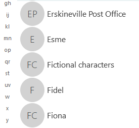 How to find all Contact Groups in Outlook