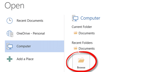 How to select more than one Office document to open