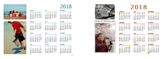 Make your own Yearly calendars and more in Word