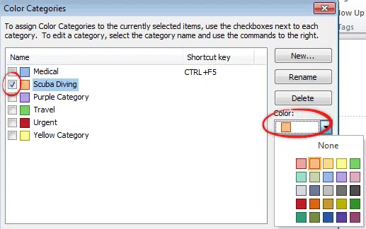 Outlook Categories: why and how