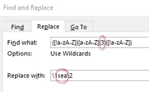 Replace Word document with anonymous text - complete Step by Step