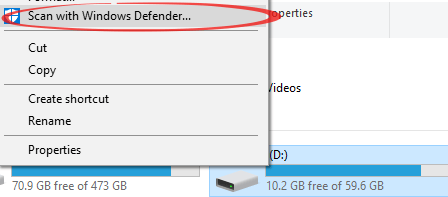 Virus checks on documents without Outlook