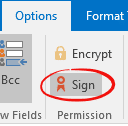What is a smime.p7s email attachment?