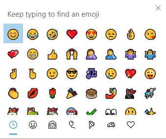 Emoji Panel is part of Windows that totally sucks