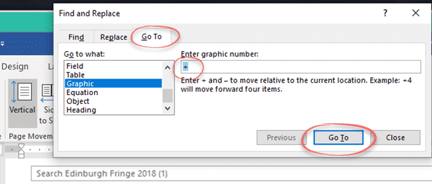 Word Navigation Tricks – finding your way around a document
