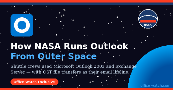 How NASA Runs Microsoft Outlook From Space — and Why It Works
