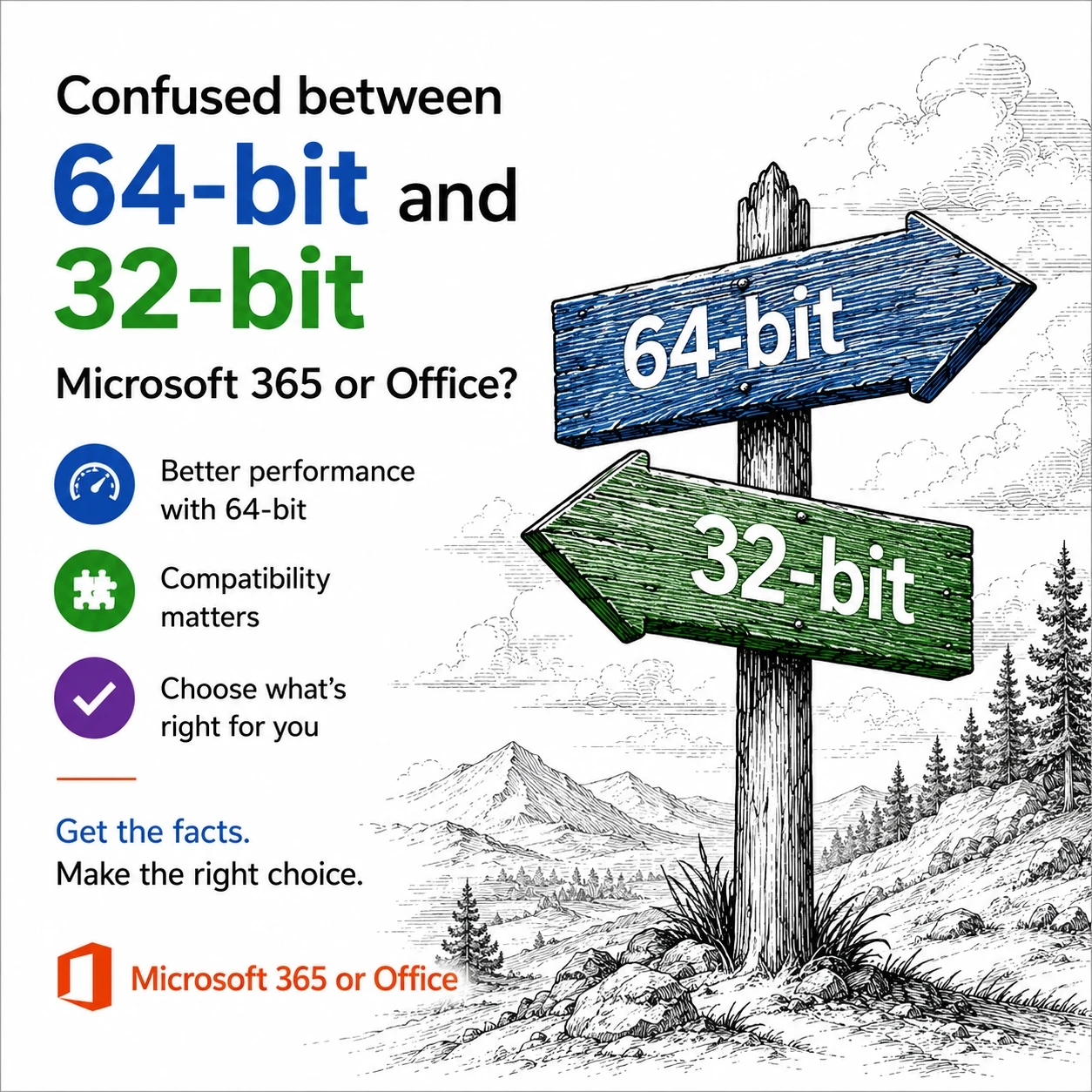 64-bit or 32-bit Office: Which Microsoft 365 Version Should You Choose?