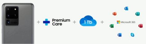 Samsung phone subscription includes Microsoft 365