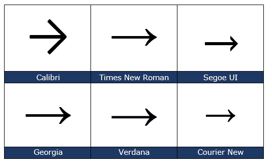 Right Arrow Symbol In Word Excel Powerpoint And Outlook Office Watch