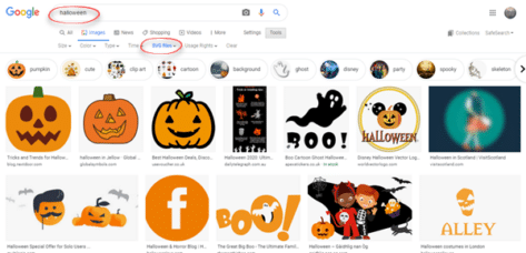 Halloween icons and symbols for Word, Powerpoint and more