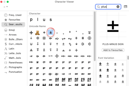 Plus or Minus sign ± in Word, Excel, PowerPoint and Outlook