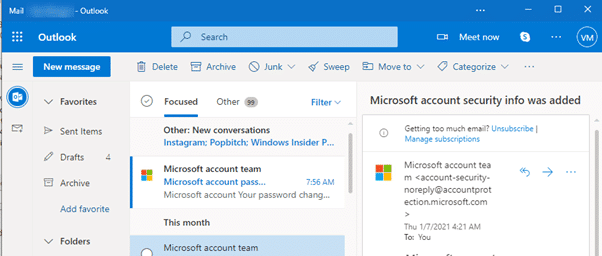 Install the latest Outlook as a standalone web app