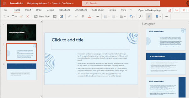 A new way to convert a Word document to PowerPoint