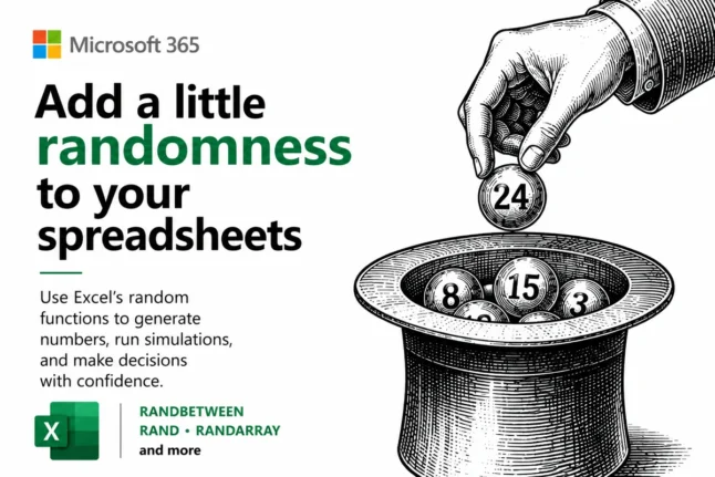 Random Numbers in Excel: RAND, RANDBETWEEN and RANDARRAY Explained