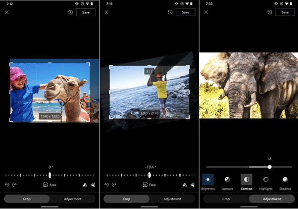 Photo editing now direct in OneDrive