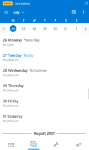 Add a mini-Outlook in the Edge browser