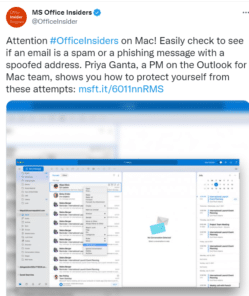 Outlook for Mac gets ‘View Source’ plus a big dose of humbug