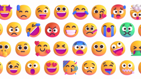 New look emoji coming to Microsoft 365 and Office
