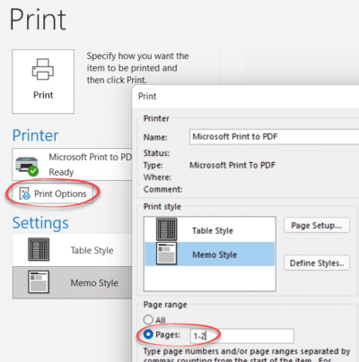 Tips for better and easier printing emails - Office Watch