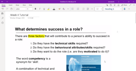 Understanding all the parts of OneNote