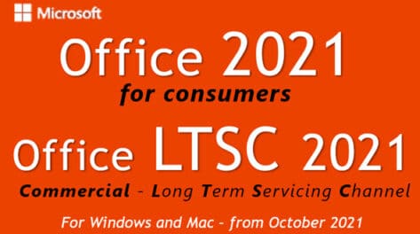 Office 2021 prices now revealed plus 'generous' extras - Office Watch