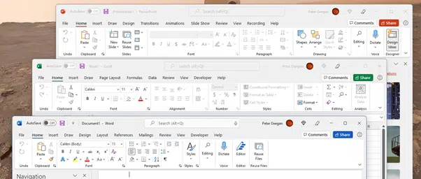 New look for Microsoft 365 and Office 2021