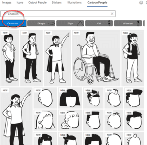 How to find more Cartoon People in Office 365