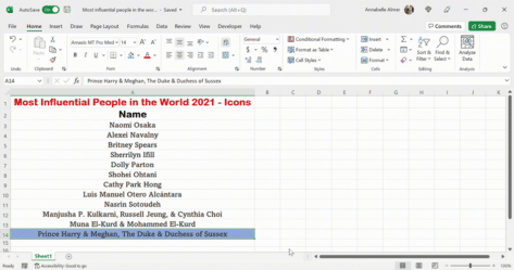 Moving a row or column in Excel