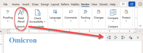 How do you pronounce Omicron?  Ask Microsoft Office!