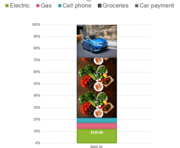 Excel Charts are better looking with pictures