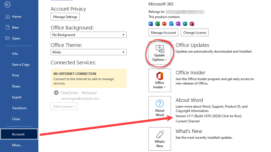 The new look of Office - Microsoft Support