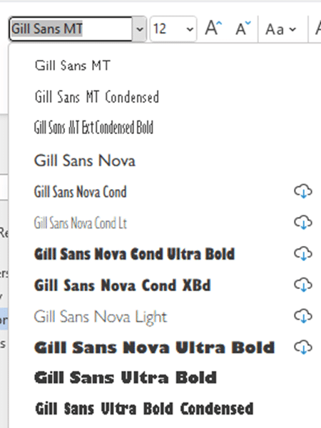 Gill Sans Nova Ultra Bold - Graphis