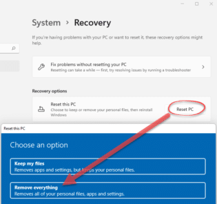 Warning: Windows Wipe leaves data behind