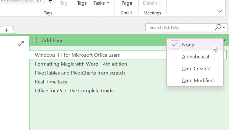 How To Select All Pages In Onenote