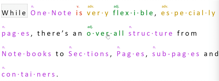 Immersive Reader returns to OneNote