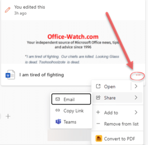 Useful tricks hide in the new look Office.com