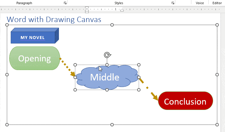 Solved! How to connect shapes in Word