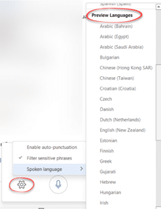 25 new languages added to Microsoft Office Dictation