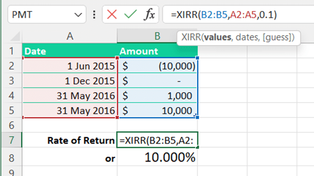 Easily calculate stock and asset returns in Excel - Office Watch