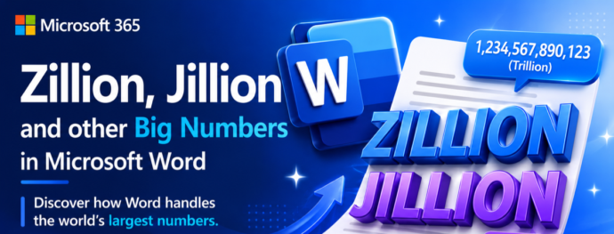 Does Microsoft Word Know “Zillion”? Testing Big Number Slang in Word’s Dictionary