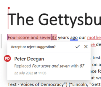 Get more from Microsoft Word’s new Review cards