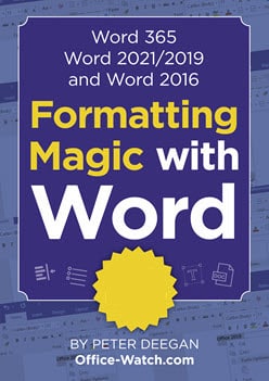 Formatting Magic with Word