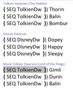 Why Word’s SEQ code is a godsend