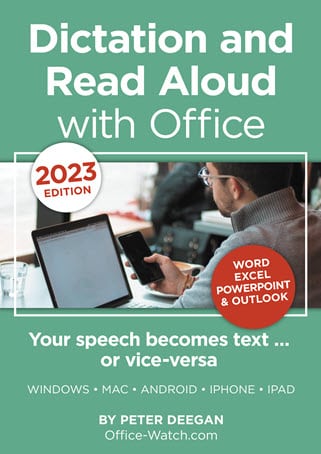 Dictation and Read Aloud in Office