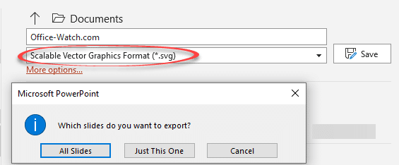 Save Office images or slides to SVG format - Office Watch