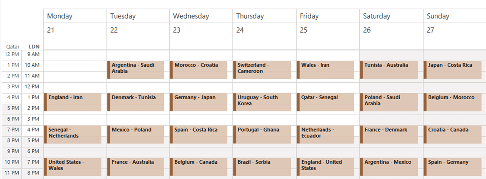 Put 2022 World Cup fixtures in your Outlook calendar - Office Watch